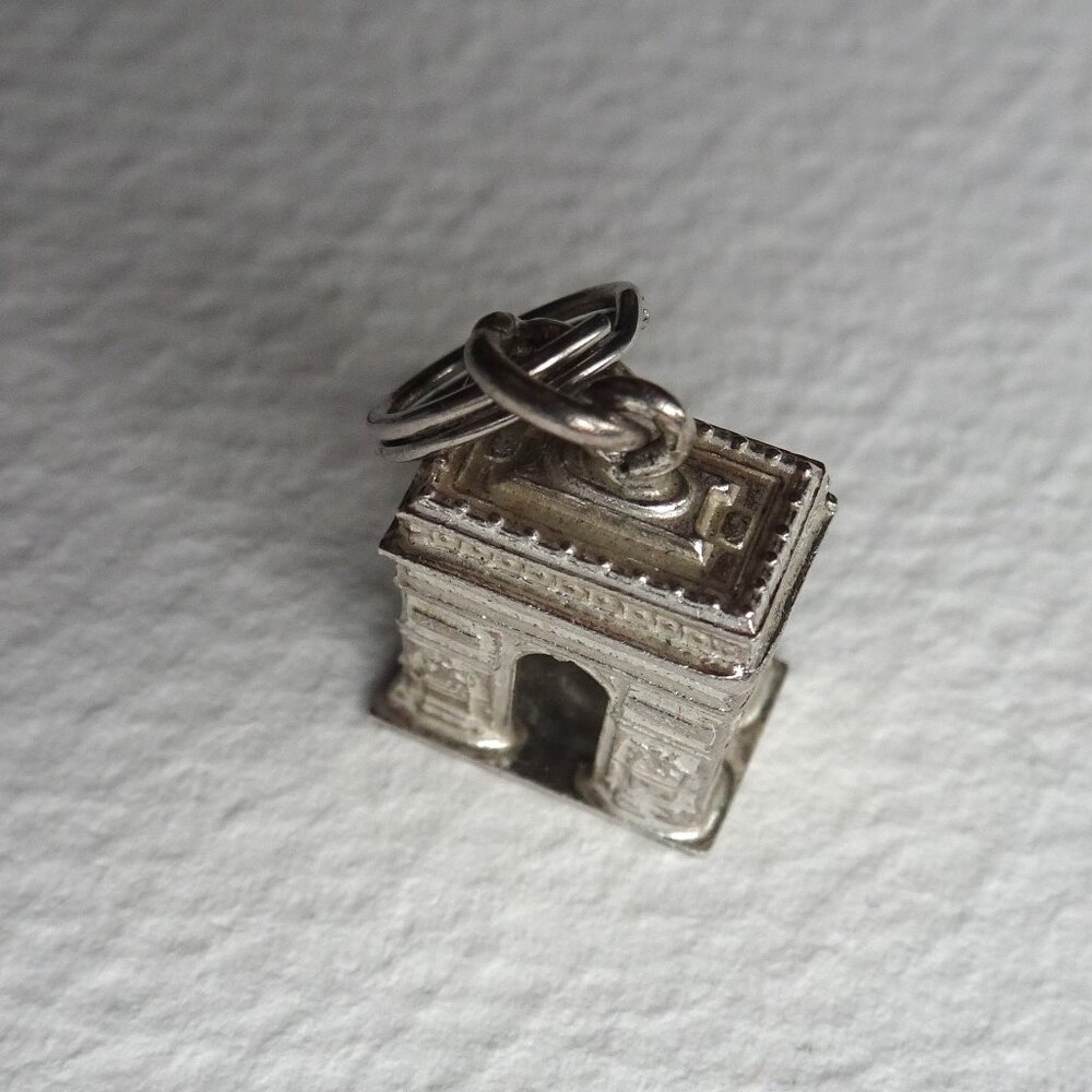Vintage 1970s Arc de Triomph Charm France